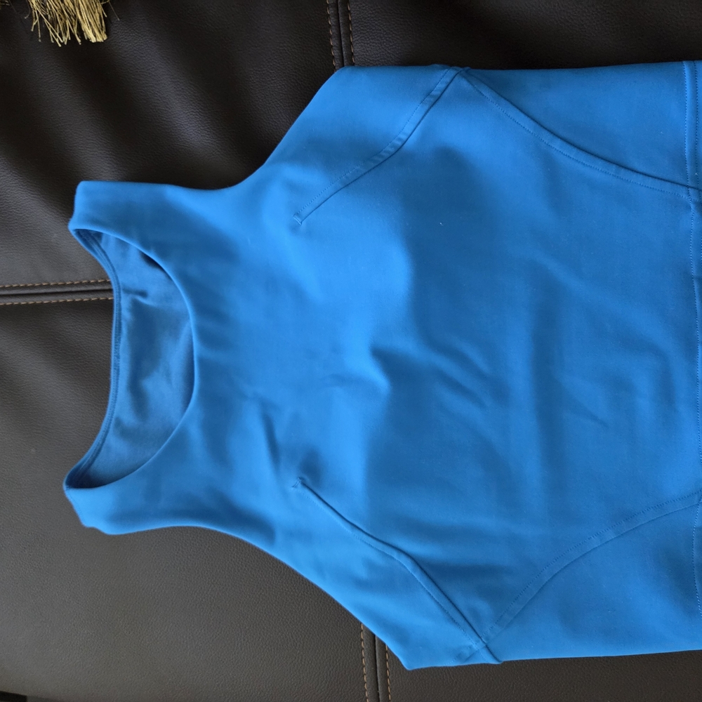 Lululemon Athletica Invigorate Training Top In The Color Poolside.